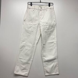 J. Crew White Patch Pocket Jeans Item BA683*